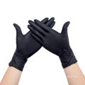 Guantes de mezcla de nitrilo de vinilo negro flexible sin polvo